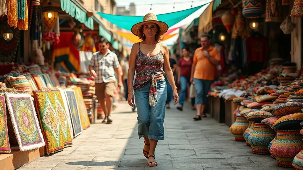 Real-world setting and styling use for Authentic Leather Huaraches for Women with Wide Feet