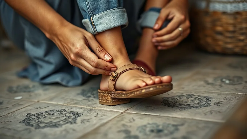Real-world setting and styling use for How to Measure Kids' Feet for Handmade Mexican Leather Huaraches
