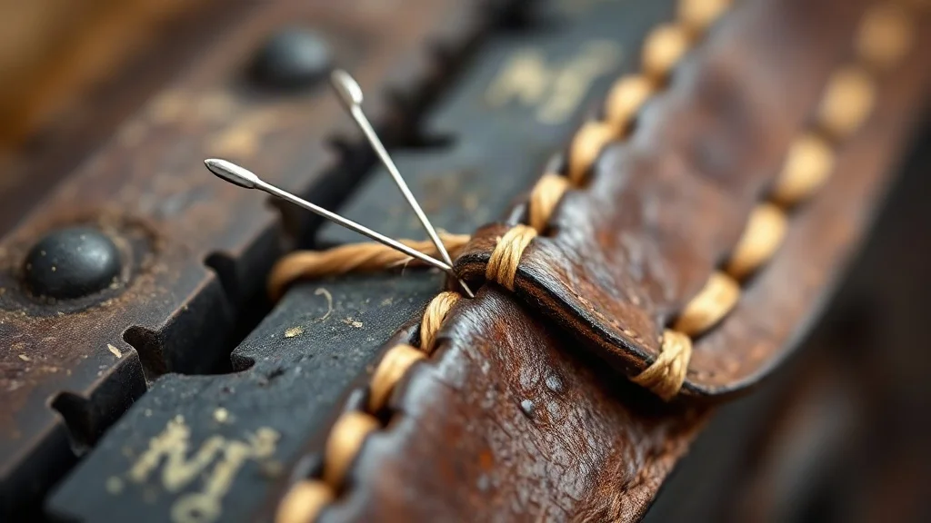 Artisan leather weave and craftsmanship texture detail of How to Restore and Resole Vintage Mexican Huarache Sandals for Decades of Wear