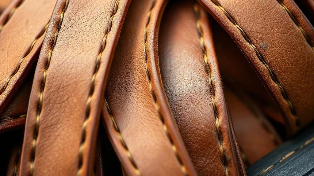 Artisan leather weave and craftsmanship texture detail of The Ultimate Guide to Men's Authentic Mexican Huarache Sandals
