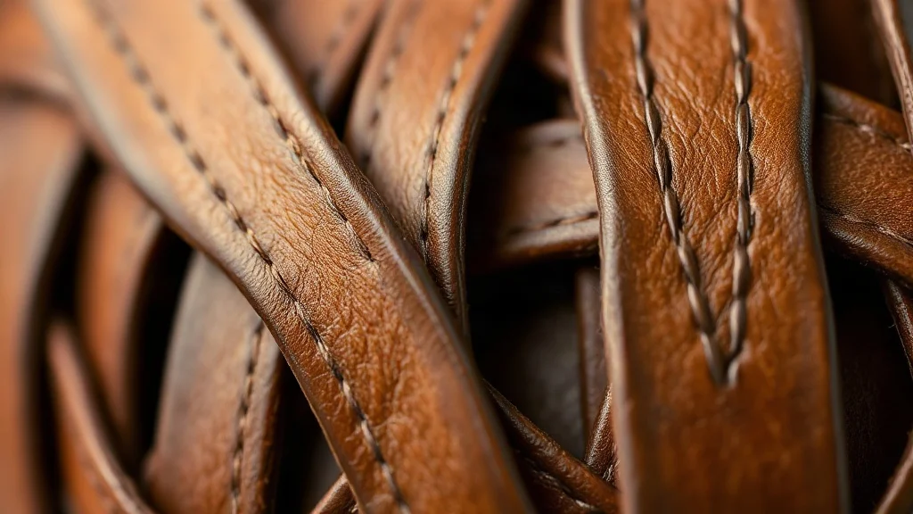 Artisan leather weave and craftsmanship texture detail of The Ultimate Guide to Women's Mexican Huarache Sandals