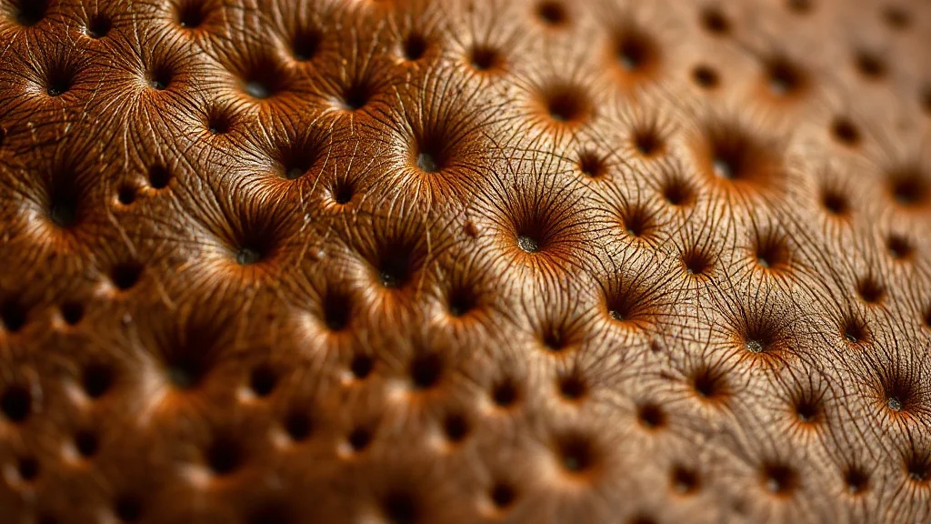 Artisan leather weave and craftsmanship texture detail of Vegetable-Tanned Vaqueta Leather