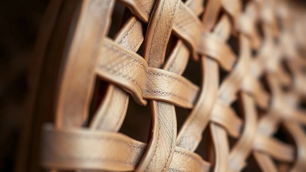 Artisan leather weave and craftsmanship texture detail of Why New Leather Huaraches Feel Tight (And How Much They Will Naturally Stretch)